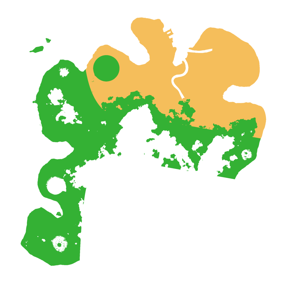 Biome Rust Map: Procedural Map, Size: 3000, Seed: 679453