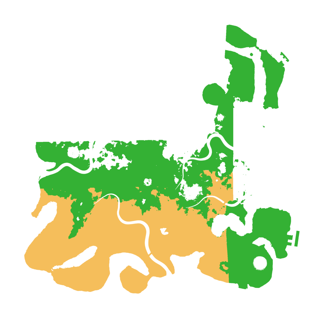 Biome Rust Map: Procedural Map, Size: 4000, Seed: 2018371924