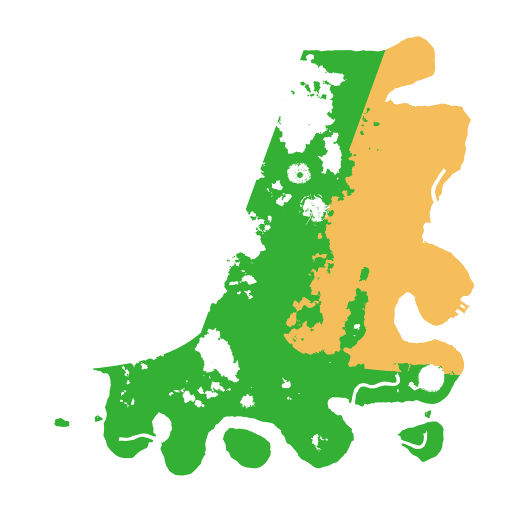 Biome Rust Map: Procedural Map, Size: 3500, Seed: 1607184965