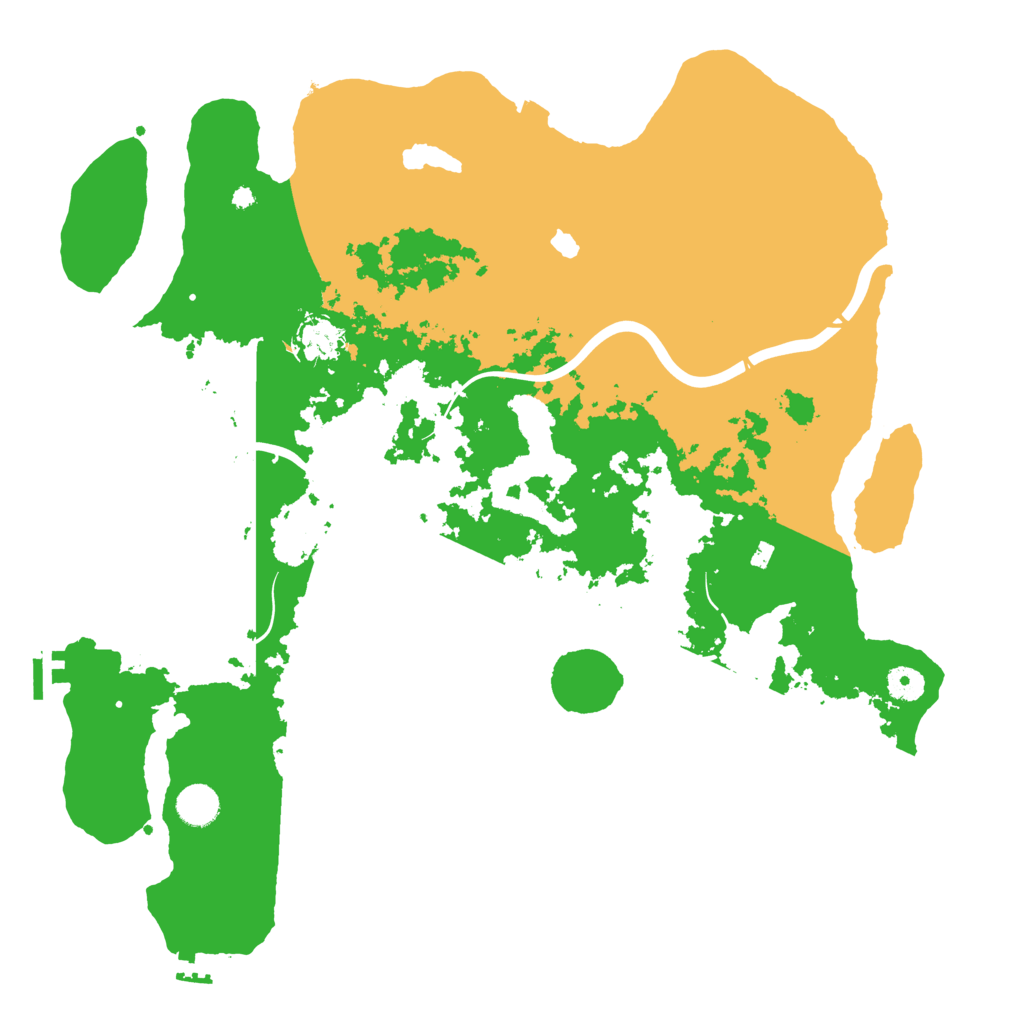 Biome Rust Map: Procedural Map, Size: 4250, Seed: 601194319
