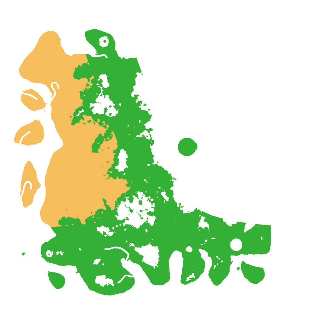 Biome Rust Map: Procedural Map, Size: 4500, Seed: 2124928624