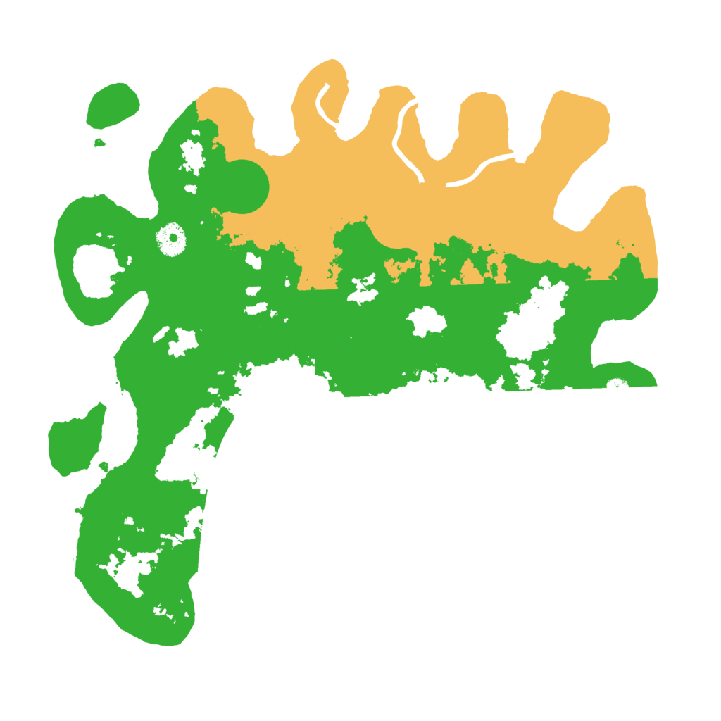 Biome Rust Map: Procedural Map, Size: 3500, Seed: 2323332