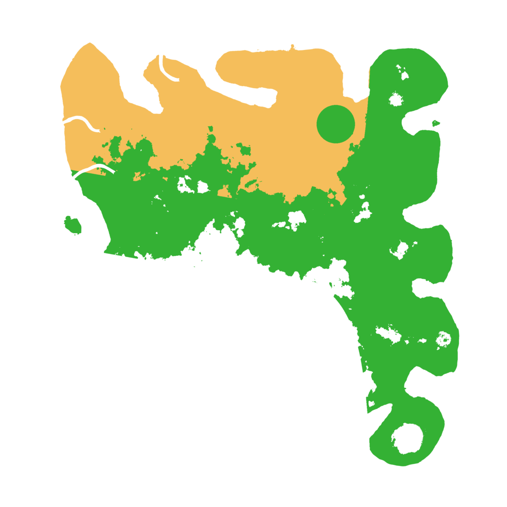 Biome Rust Map: Procedural Map, Size: 3500, Seed: 137060255