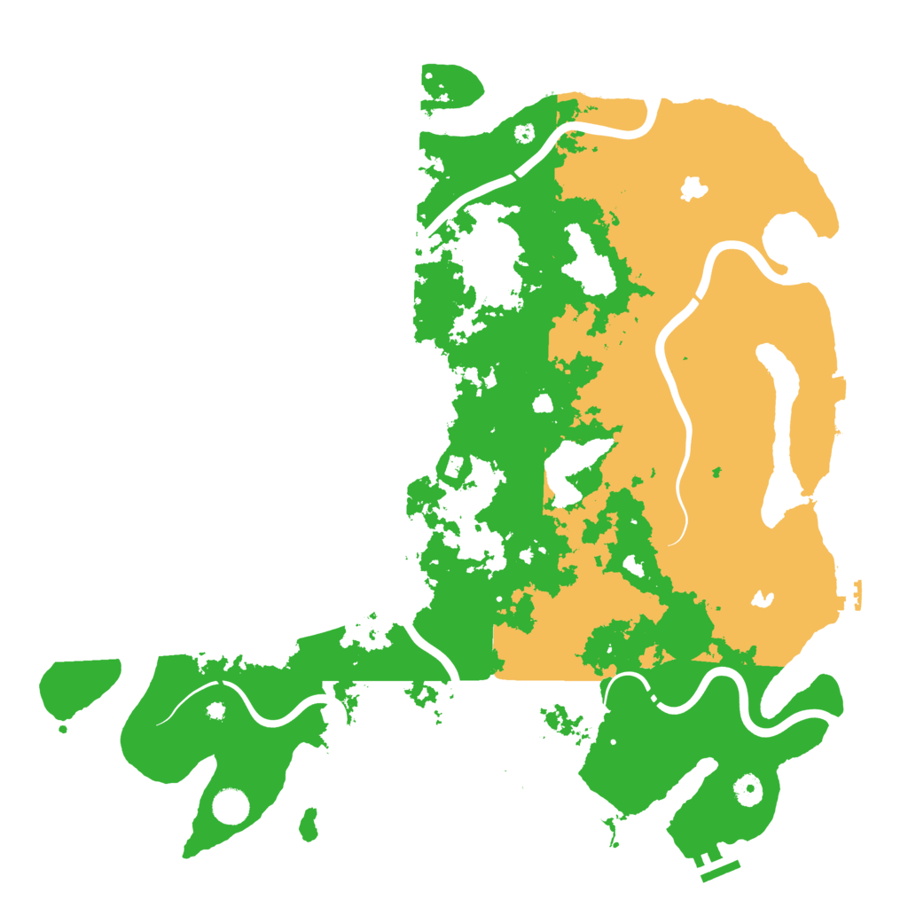 Biome Rust Map: Procedural Map, Size: 4500, Seed: 1668088663