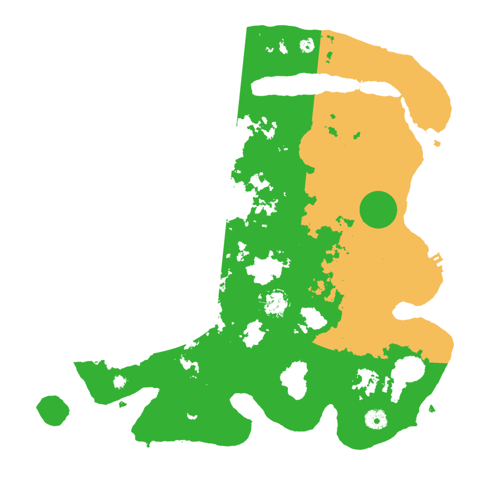 Biome Rust Map: Procedural Map, Size: 3500, Seed: 1005232