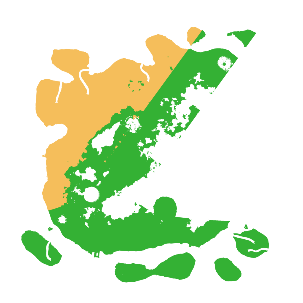 Biome Rust Map: Procedural Map, Size: 3500, Seed: 1522914651