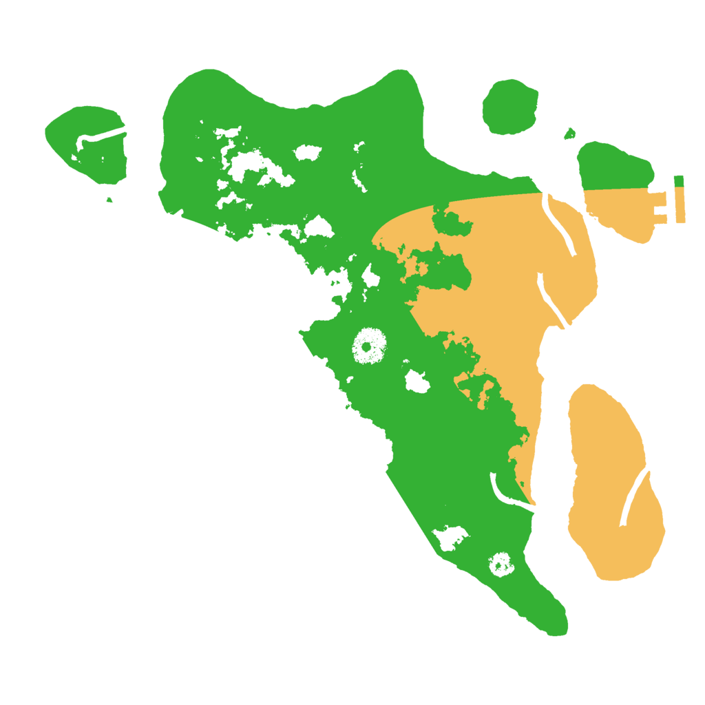 Biome Rust Map: Procedural Map, Size: 3000, Seed: 1415367607