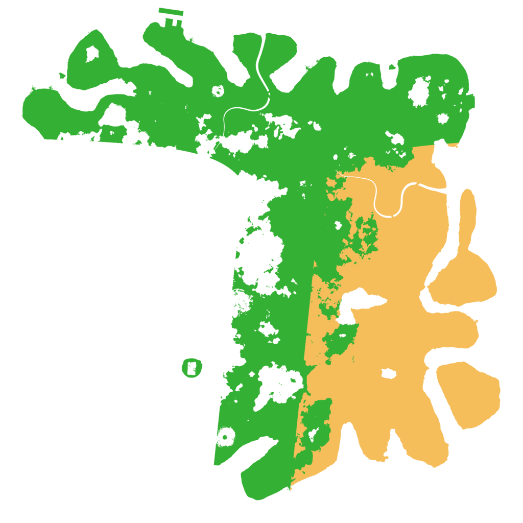 Biome Rust Map: Procedural Map, Size: 4300, Seed: 1273