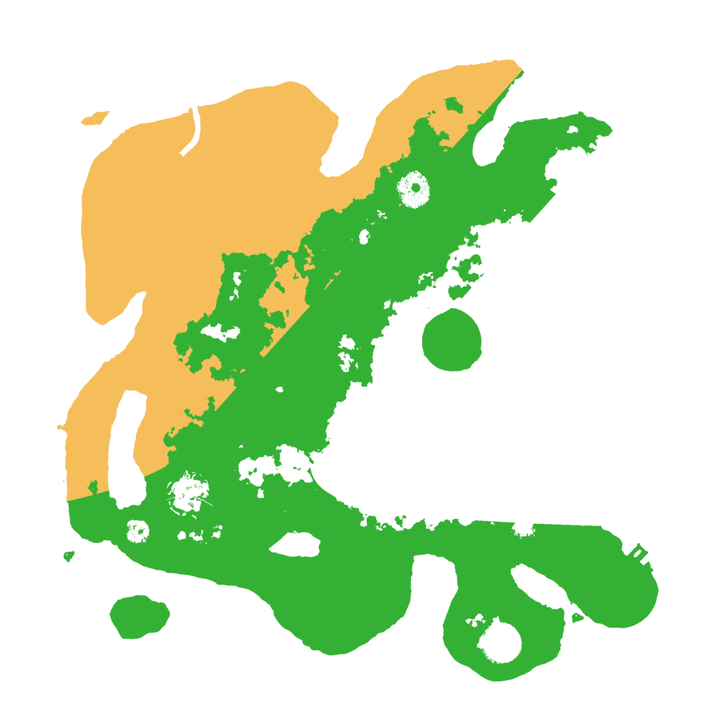 Biome Rust Map: Procedural Map, Size: 3200, Seed: 818577805