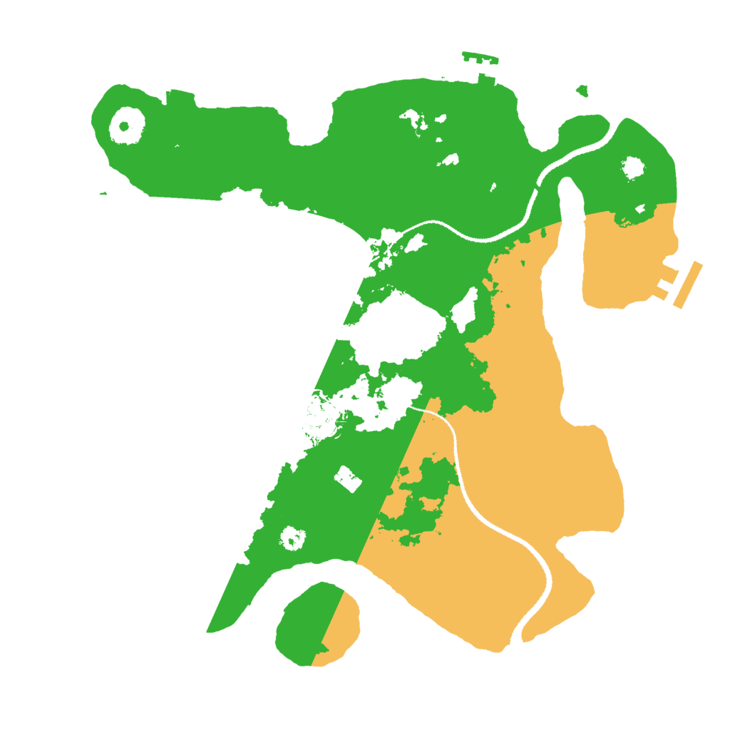 Biome Rust Map: Procedural Map, Size: 3000, Seed: 403180575
