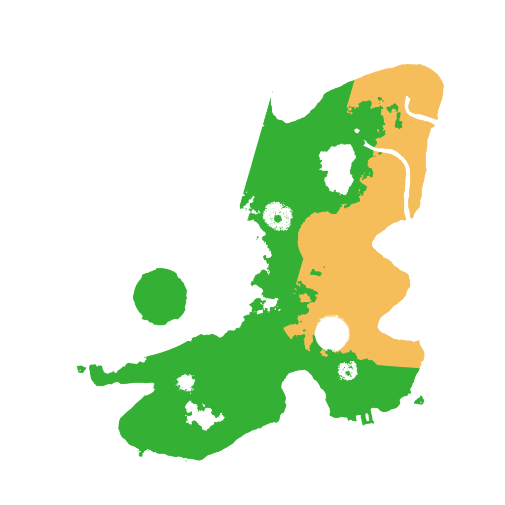 Biome Rust Map: Procedural Map, Size: 2650, Seed: 7834100