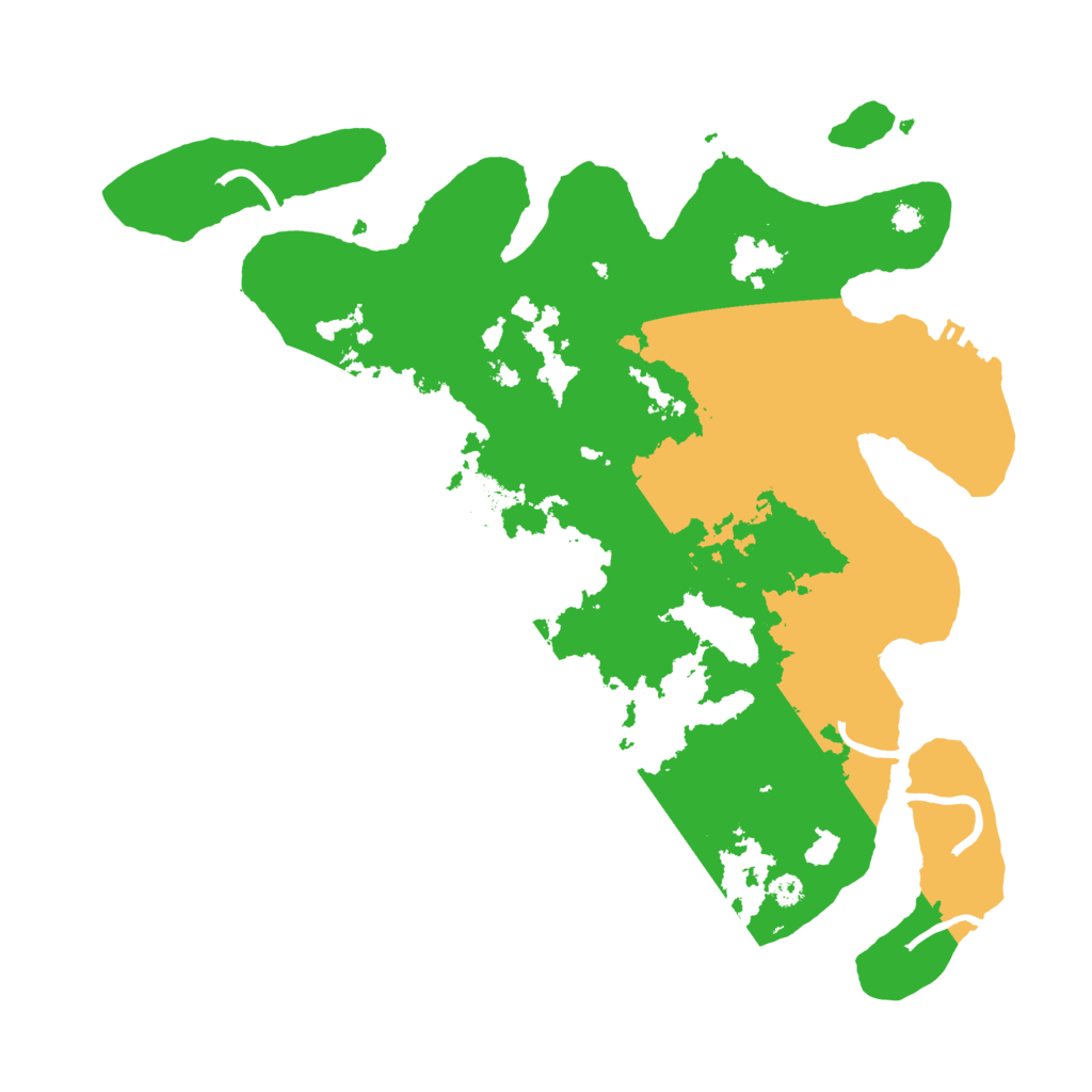 Biome Rust Map: Procedural Map, Size: 3500, Seed: 669514170