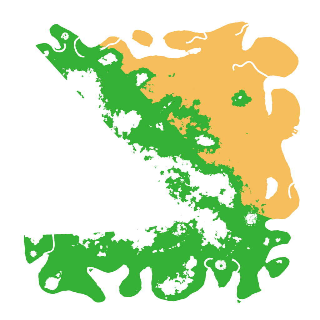 Biome Rust Map: Procedural Map, Size: 4500, Seed: 32452