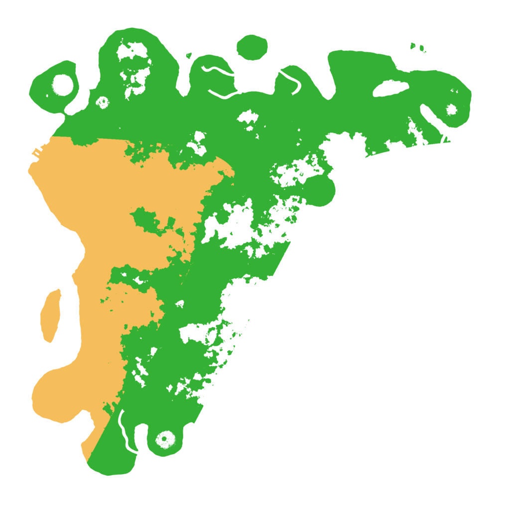 Biome Rust Map: Procedural Map, Size: 4300, Seed: 852113