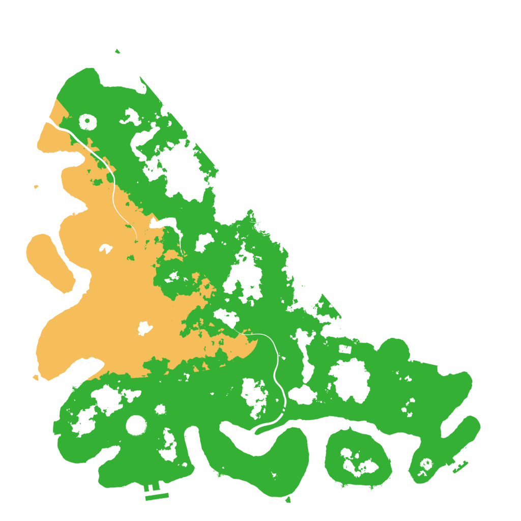 Biome Rust Map: Procedural Map, Size: 4500, Seed: 2140144998