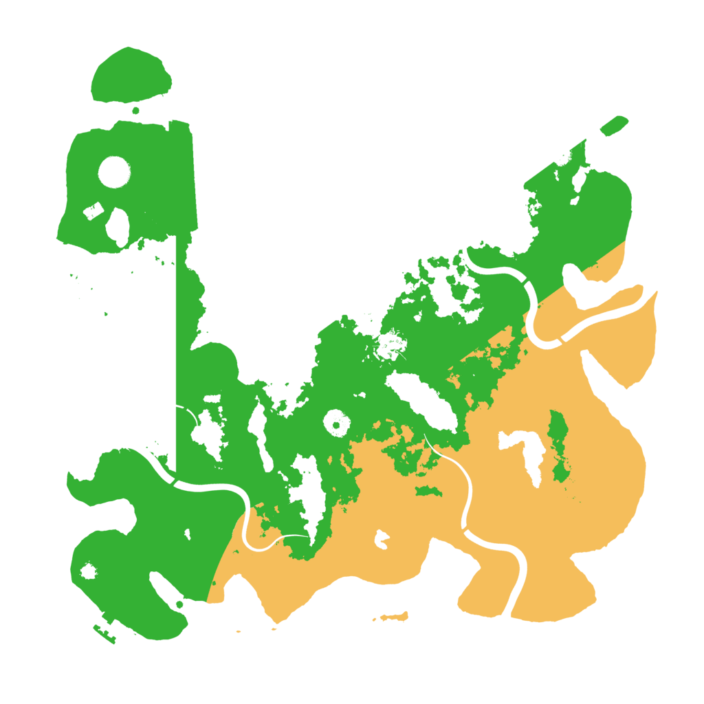 Biome Rust Map: Procedural Map, Size: 4000, Seed: 5489489