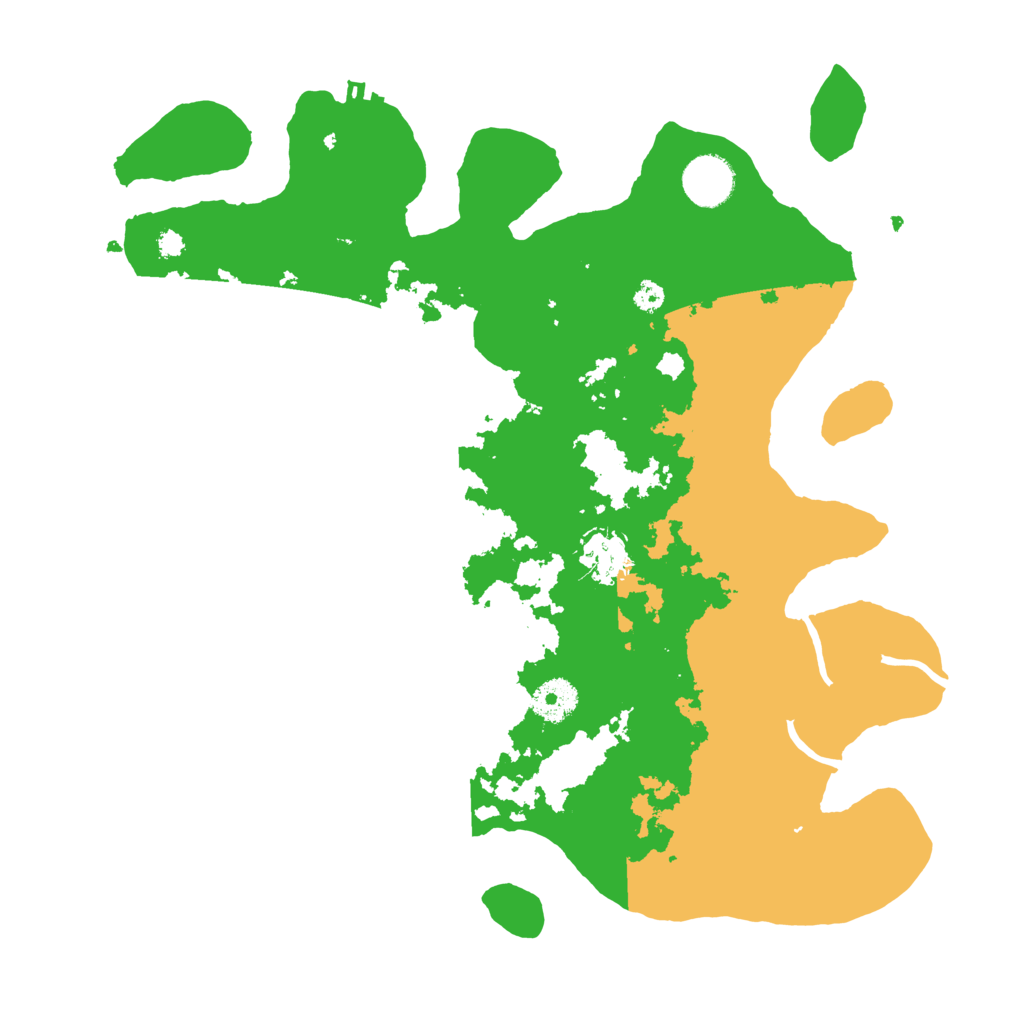 Biome Rust Map: Procedural Map, Size: 3500, Seed: 68924129