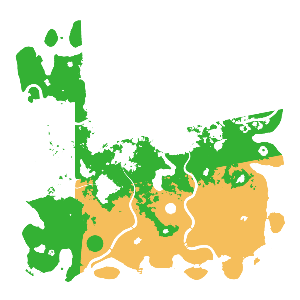 Biome Rust Map: Procedural Map, Size: 4800, Seed: 1895095209