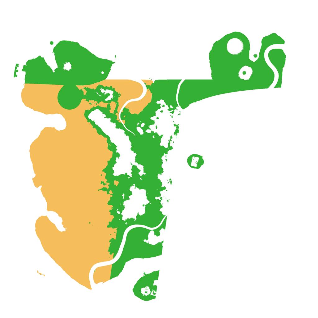 Biome Rust Map: Procedural Map, Size: 3500, Seed: 7187498
