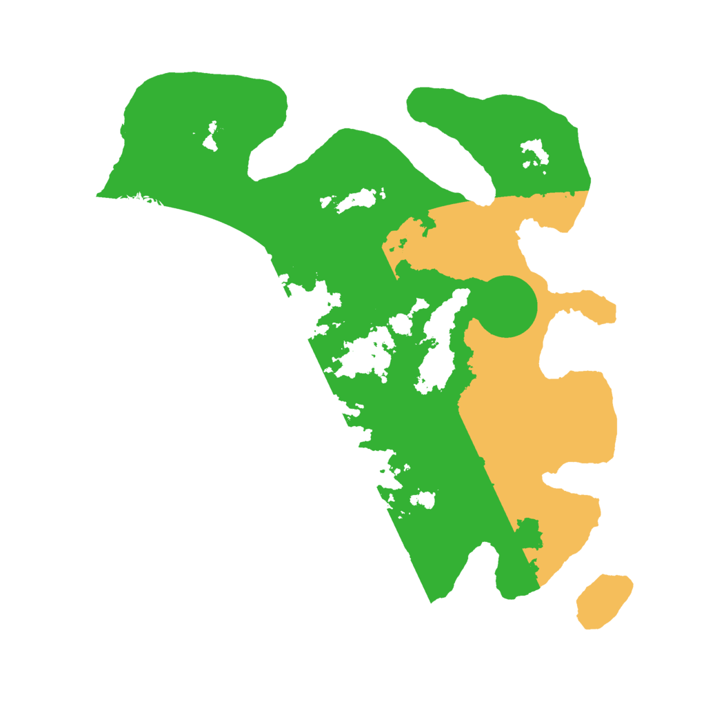 Biome Rust Map: Barren, Size: 3000, Seed: 112525576