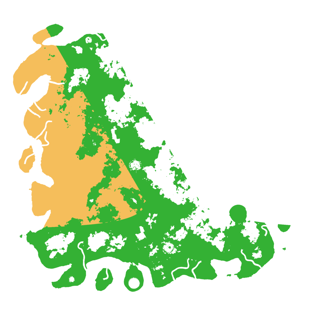 Biome Rust Map: Procedural Map, Size: 5000, Seed: 104903470