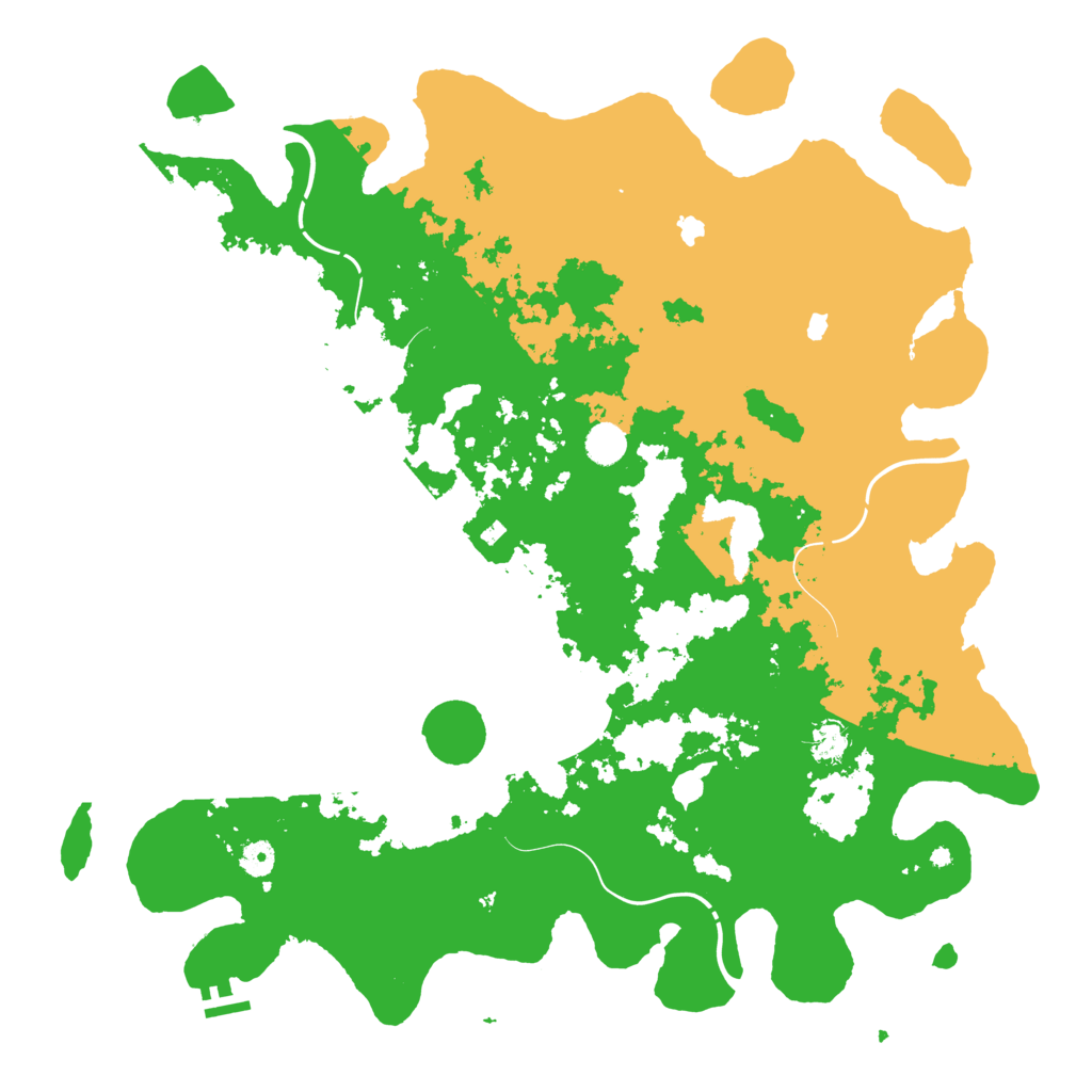 Biome Rust Map: Procedural Map, Size: 4800, Seed: 1261071561