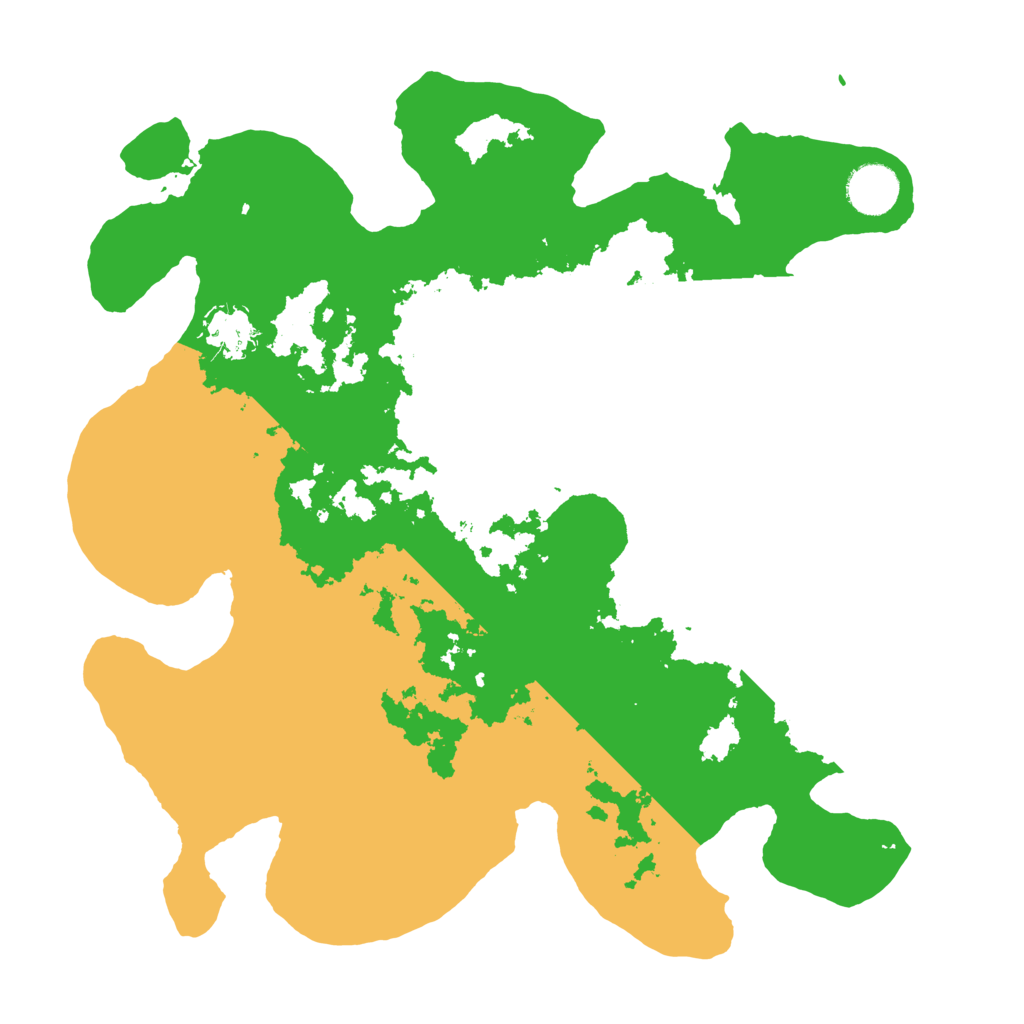 Biome Rust Map: Barren, Size: 3500, Seed: 905667599