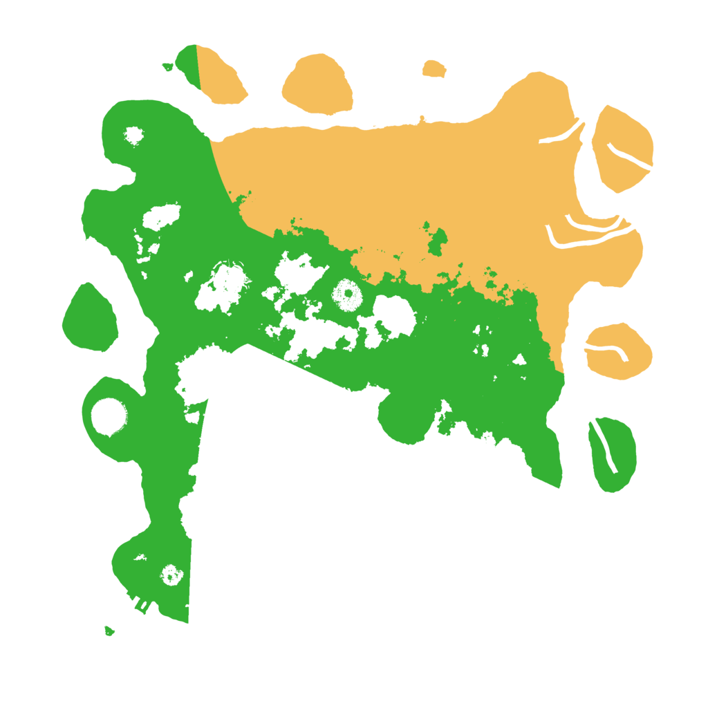 Biome Rust Map: Procedural Map, Size: 3500, Seed: 21396550