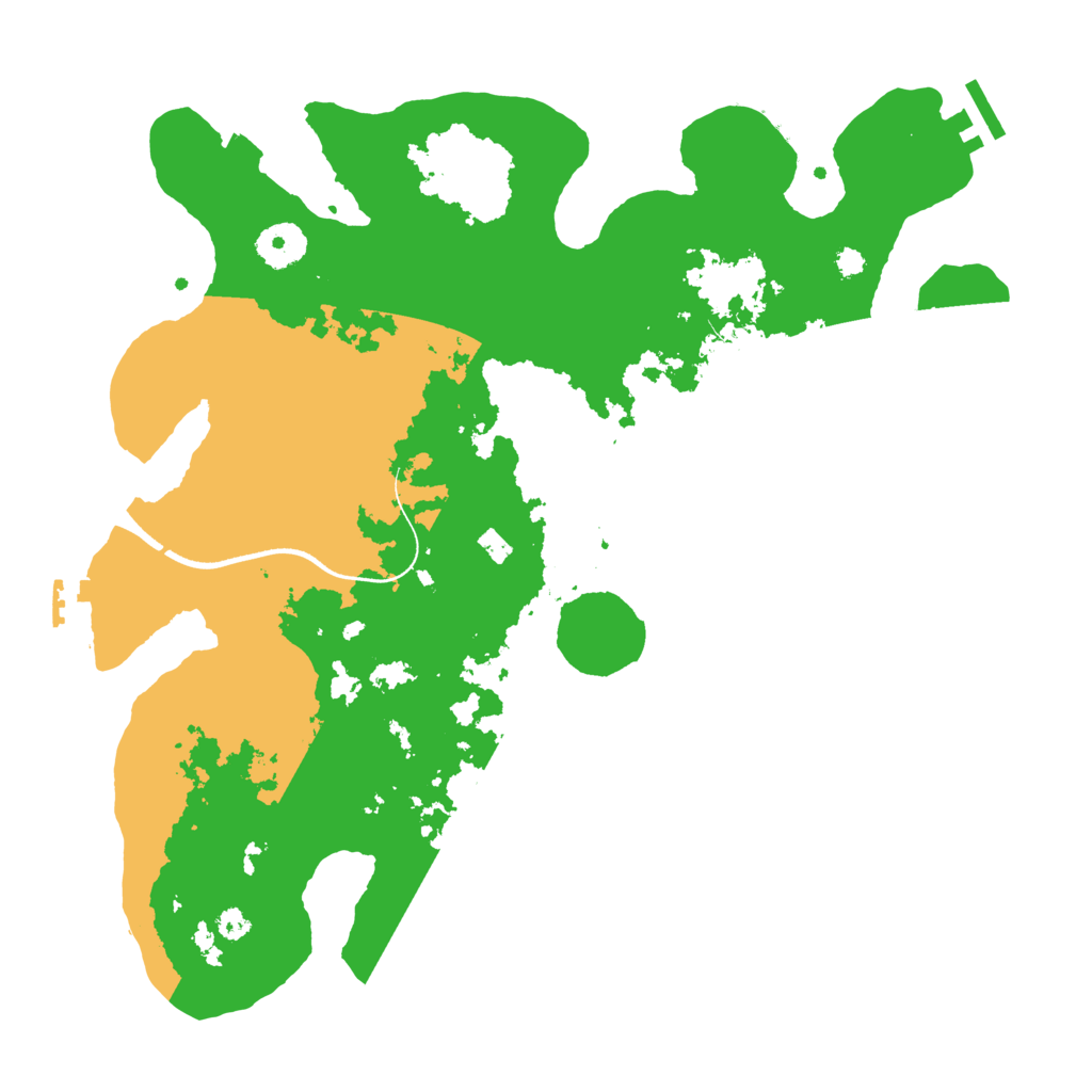 Biome Rust Map: Procedural Map, Size: 3500, Seed: 83359960