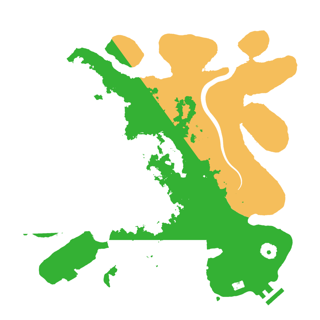 Biome Rust Map: Procedural Map, Size: 3000, Seed: 41864