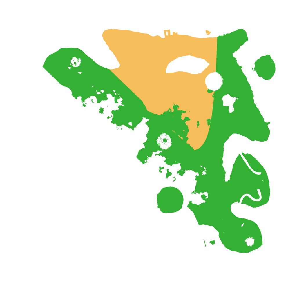 Biome Rust Map: Procedural Map, Size: 3000, Seed: 12454527