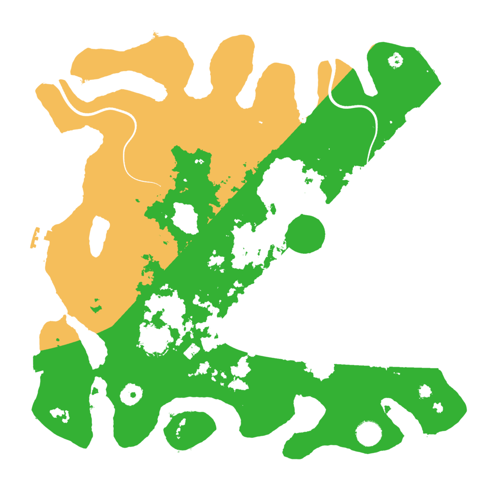 Biome Rust Map: Procedural Map, Size: 3500, Seed: 53053998