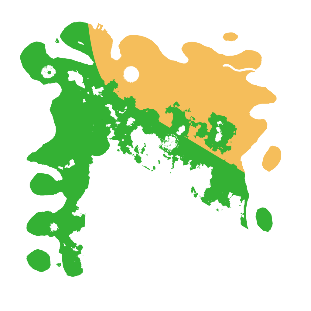 Biome Rust Map: Procedural Map, Size: 3500, Seed: 99639843
