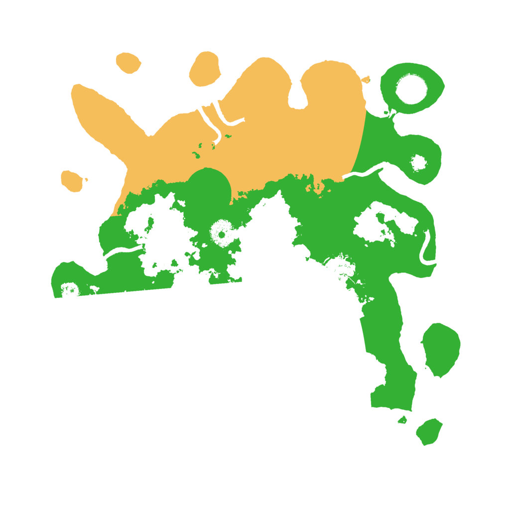 Biome Rust Map: Procedural Map, Size: 3000, Seed: 14652