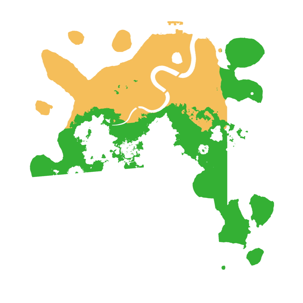 Biome Rust Map: Procedural Map, Size: 3000, Seed: 14652