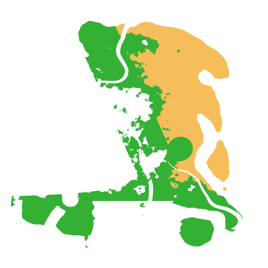 Biome Rust Map: Procedural Map, Size: 3000, Seed: 84572165