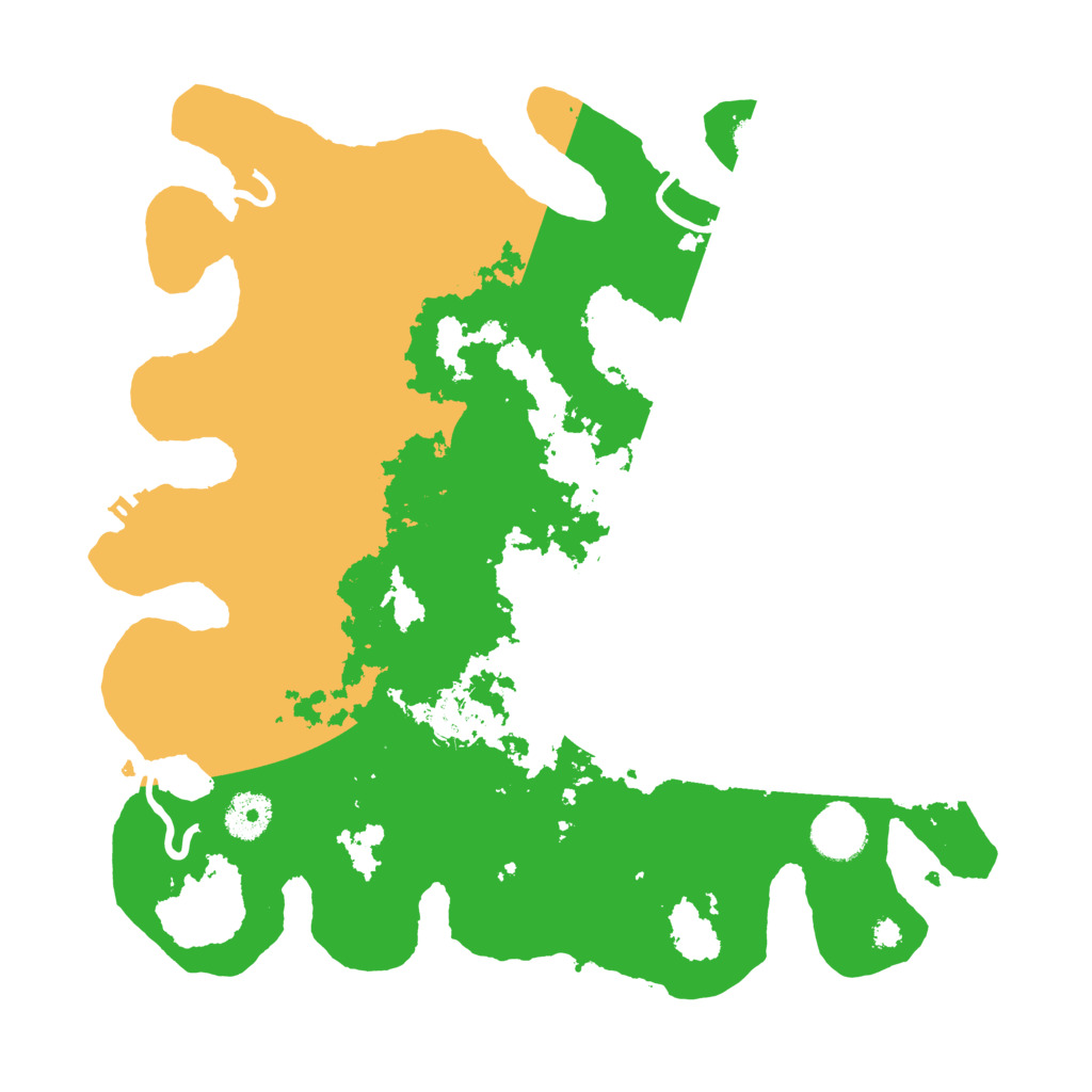 Biome Rust Map: Procedural Map, Size: 3500, Seed: 77607014