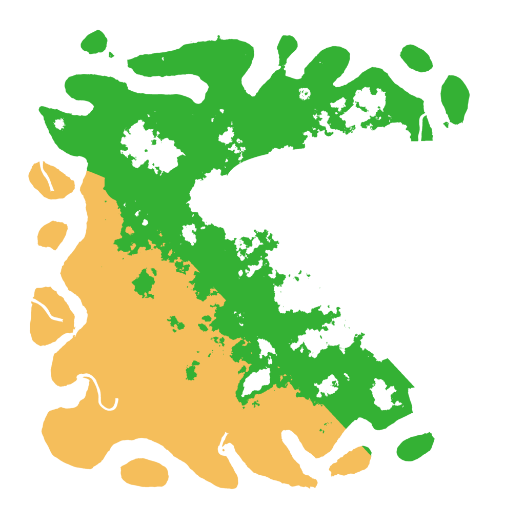 Biome Rust Map: Procedural Map, Size: 4500, Seed: 123321512