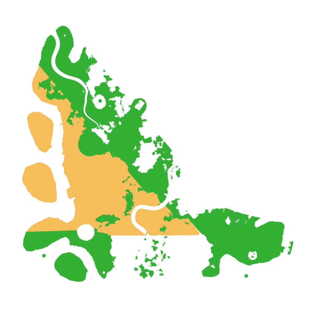 Biome Rust Map: Procedural Map, Size: 3500, Seed: 2212019