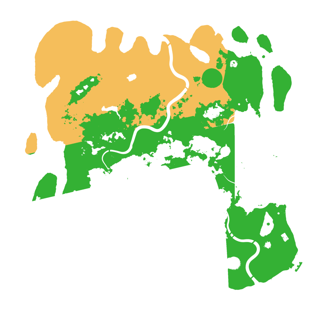Biome Rust Map: Procedural Map, Size: 4250, Seed: 18081