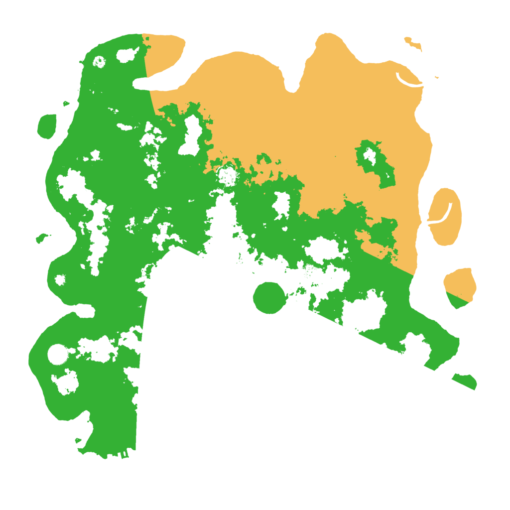 Biome Rust Map: Procedural Map, Size: 4300, Seed: 92357