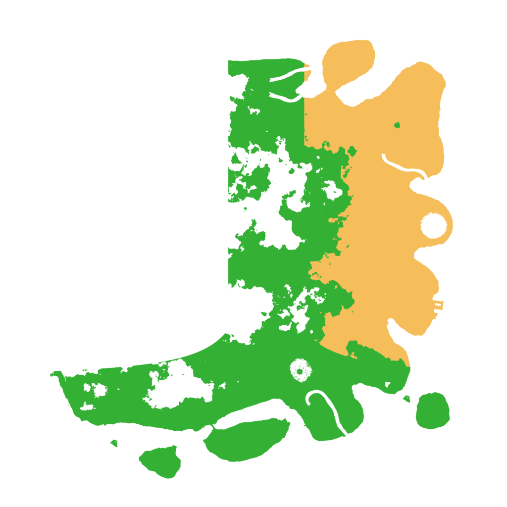 Biome Rust Map: Procedural Map, Size: 3500, Seed: 1595302433
