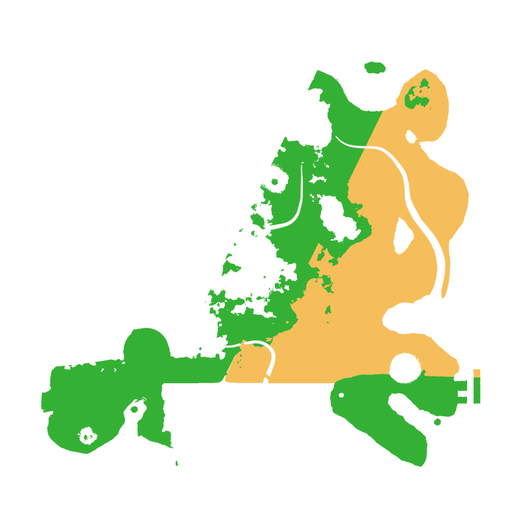 Biome Rust Map: Procedural Map, Size: 3000, Seed: 23739