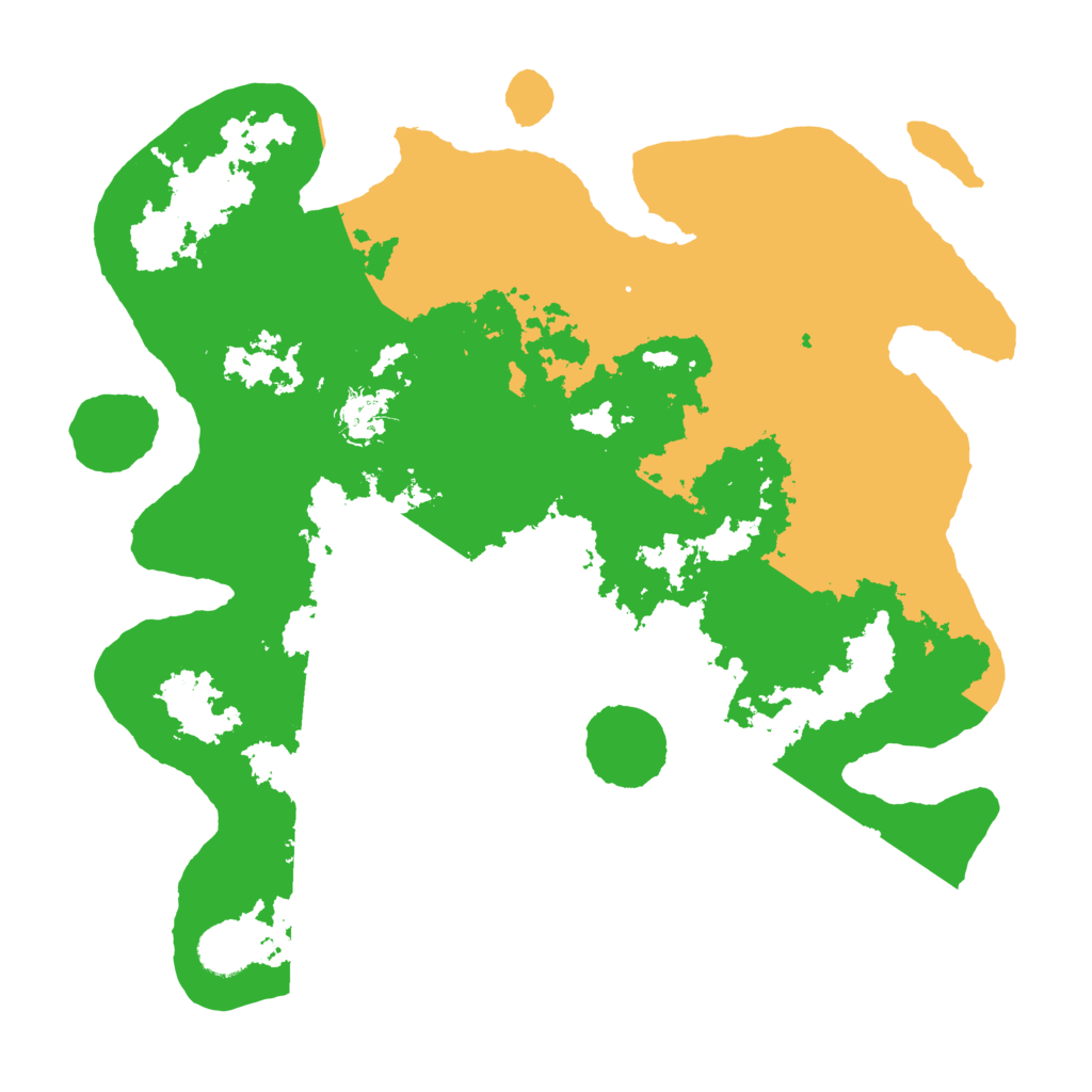 Biome Rust Map: Barren, Size: 3700, Seed: 1202748847