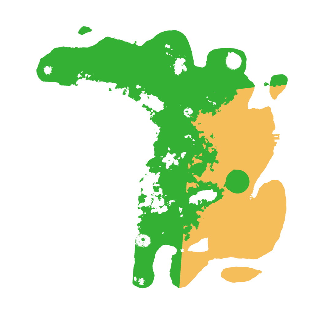 Biome Rust Map: Procedural Map, Size: 3500, Seed: 148547538