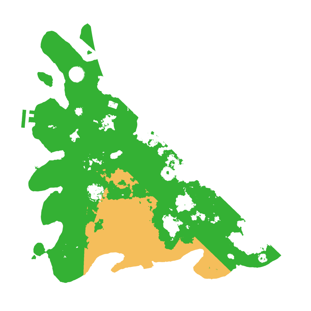 Biome Rust Map: Procedural Map, Size: 3500, Seed: 9946788