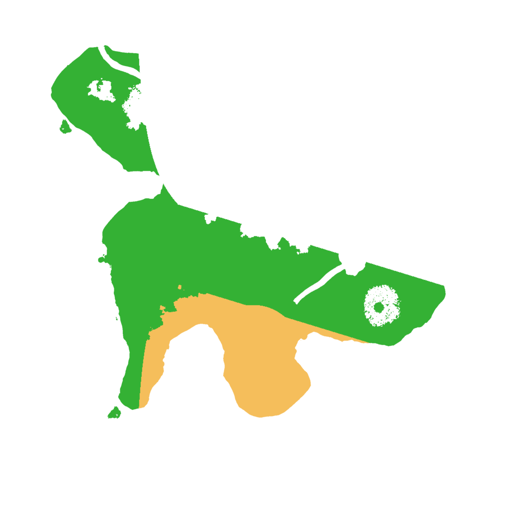 Biome Rust Map: Procedural Map, Size: 2000, Seed: 83685925