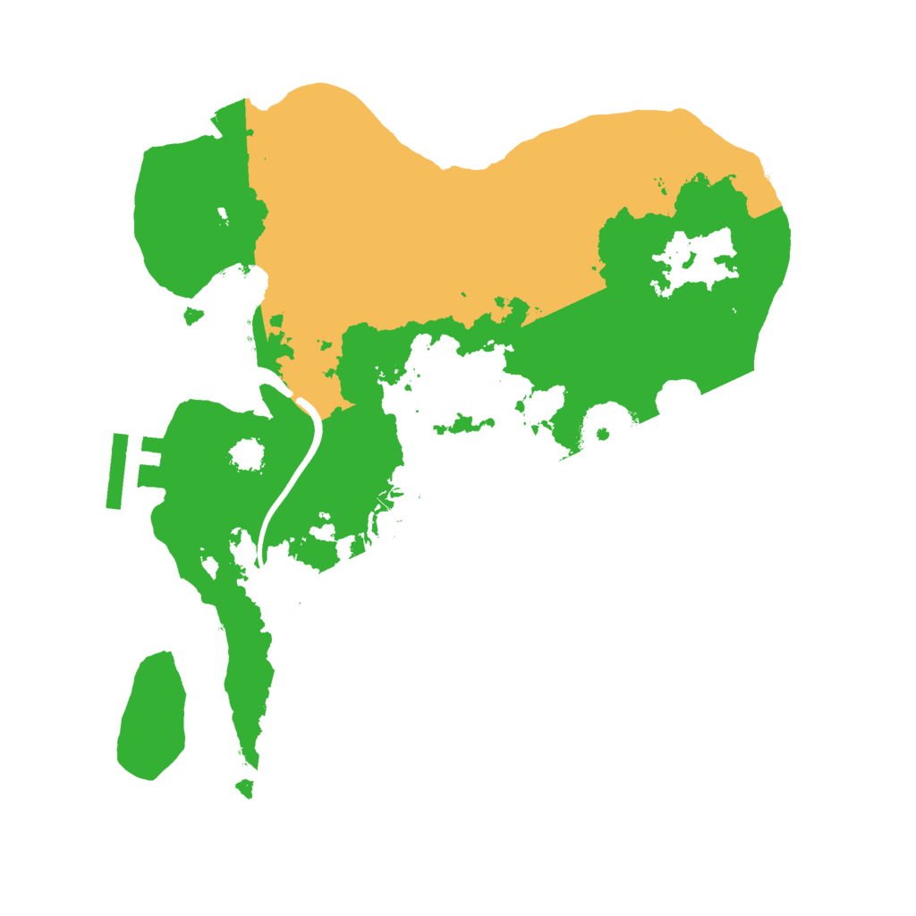 Biome Rust Map: Procedural Map, Size: 2453, Seed: 2565