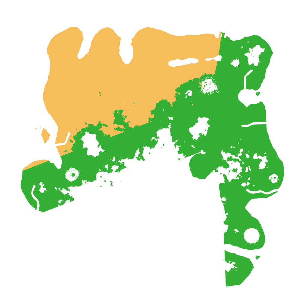 Biome Rust Map: Procedural Map, Size: 3500, Seed: 996323308