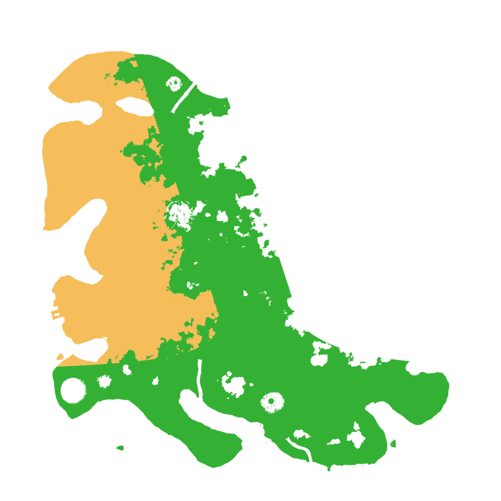 Biome Rust Map: Procedural Map, Size: 3500, Seed: 64908340